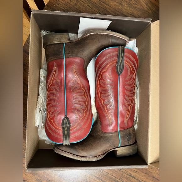 Ariat Shoes Ariat Leather Womans Cowboy Boots Poshmark